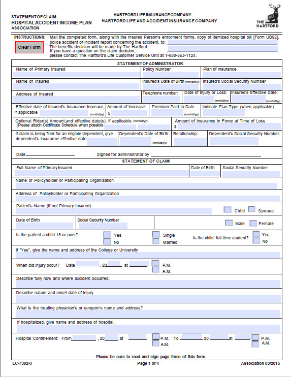 Claim Forms VFW Auxiliary Insurance Program